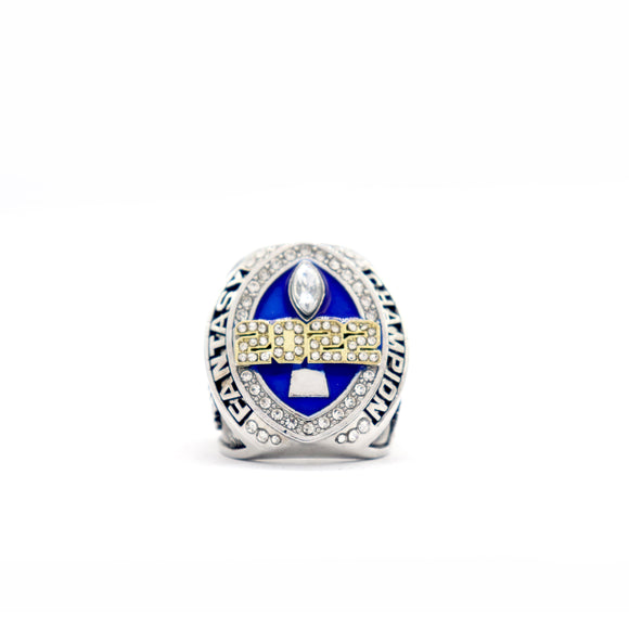 hot sales 2022 blues style fantasy football championship rings full size 8-14